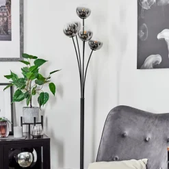 Lampadaire Bernado Noir, 5 Lumieres