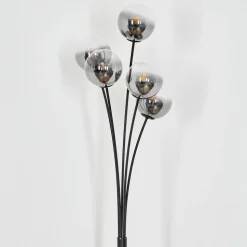 Lampadaire Bernado Noir, 5 Lumieres