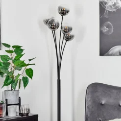 Lampadaire Bernado Noir, 5 Lumieres