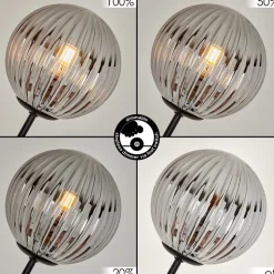 Lampadaire Bernado Noir, 5 Lumieres