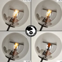 Lampadaire Bernado Noir, 5 Lumieres