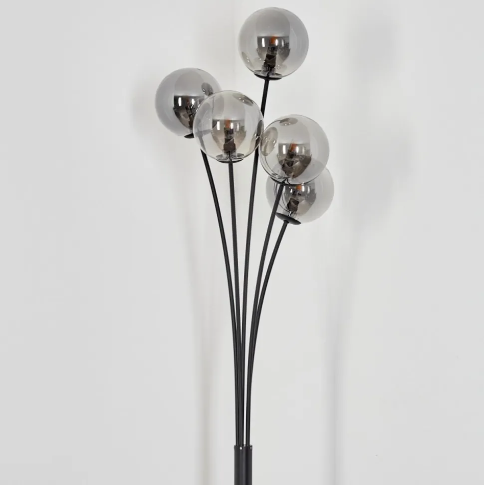 Lampadaire Bernado Noir, 5 Lumieres