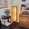Lampadaire Blandin Bois Fonce, 2 Lumieres