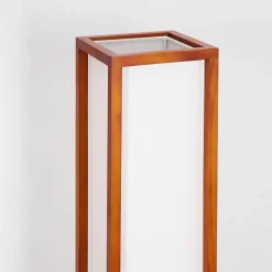 Lampadaire Blandin Bois Fonce, 2 Lumieres