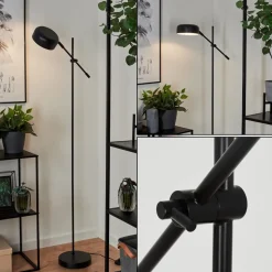 Lampadaire Camori Noir, 1 Lumiere