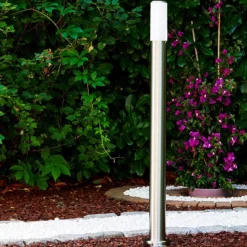 Lampadaire Caserta Acier Inoxydable, 1 Lumiere
