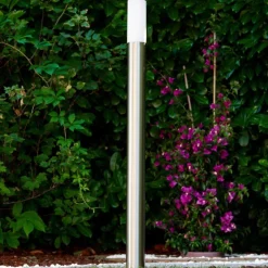 Lampadaire Caserta Acier Inoxydable, 1 Lumiere