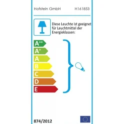 Lampadaire Caserta Acier Inoxydable, 1 Lumiere, Detecteur De Mouvement
