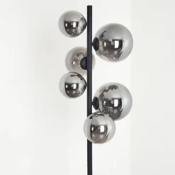 Lampadaire Chehalis Led Noir, 6 Lumieres