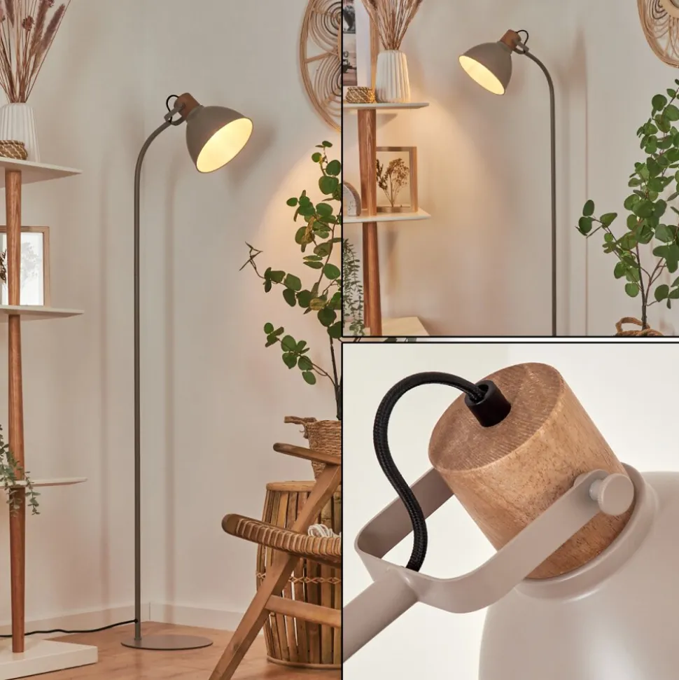 Lampadaire Chipou Gris, 1 Lumiere