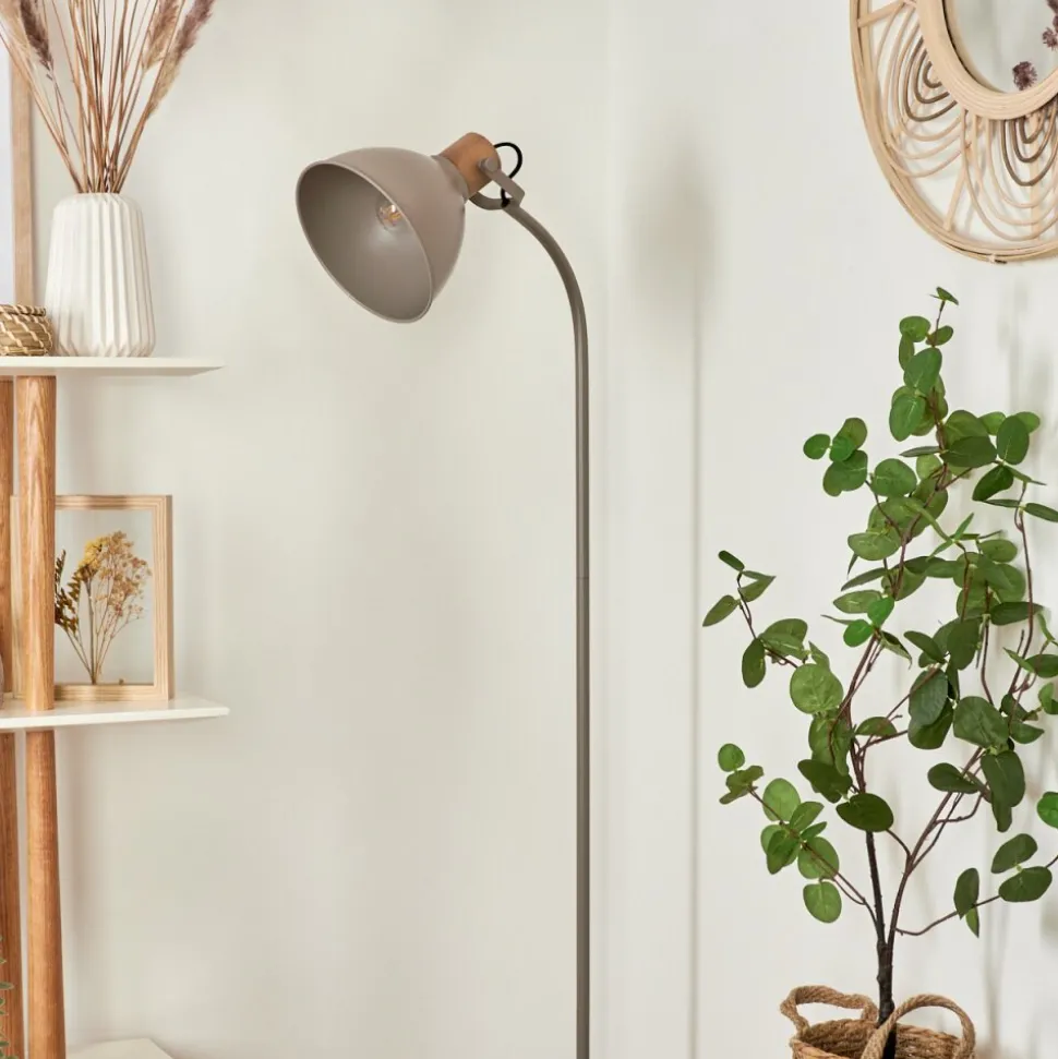 Lampadaire Chipou Gris, 1 Lumiere