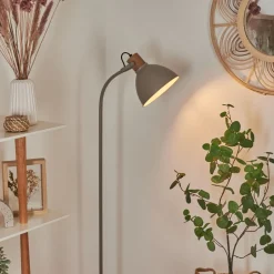 Lampadaire Chipou Gris, 1 Lumiere