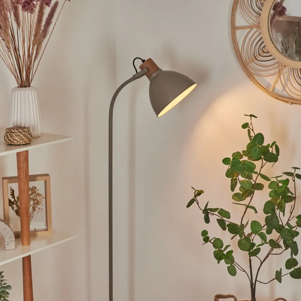 Lampadaire Chipou Gris, 1 Lumiere