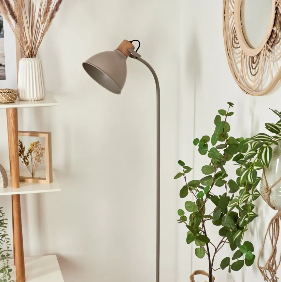 Lampadaire Chipou Gris, 1 Lumiere