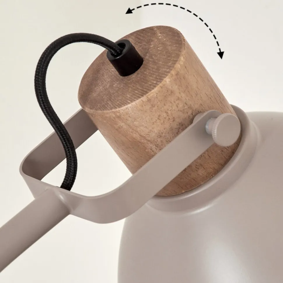 Lampadaire Chipou Gris, 1 Lumiere
