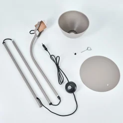 Lampadaire Chipou Gris, 1 Lumiere