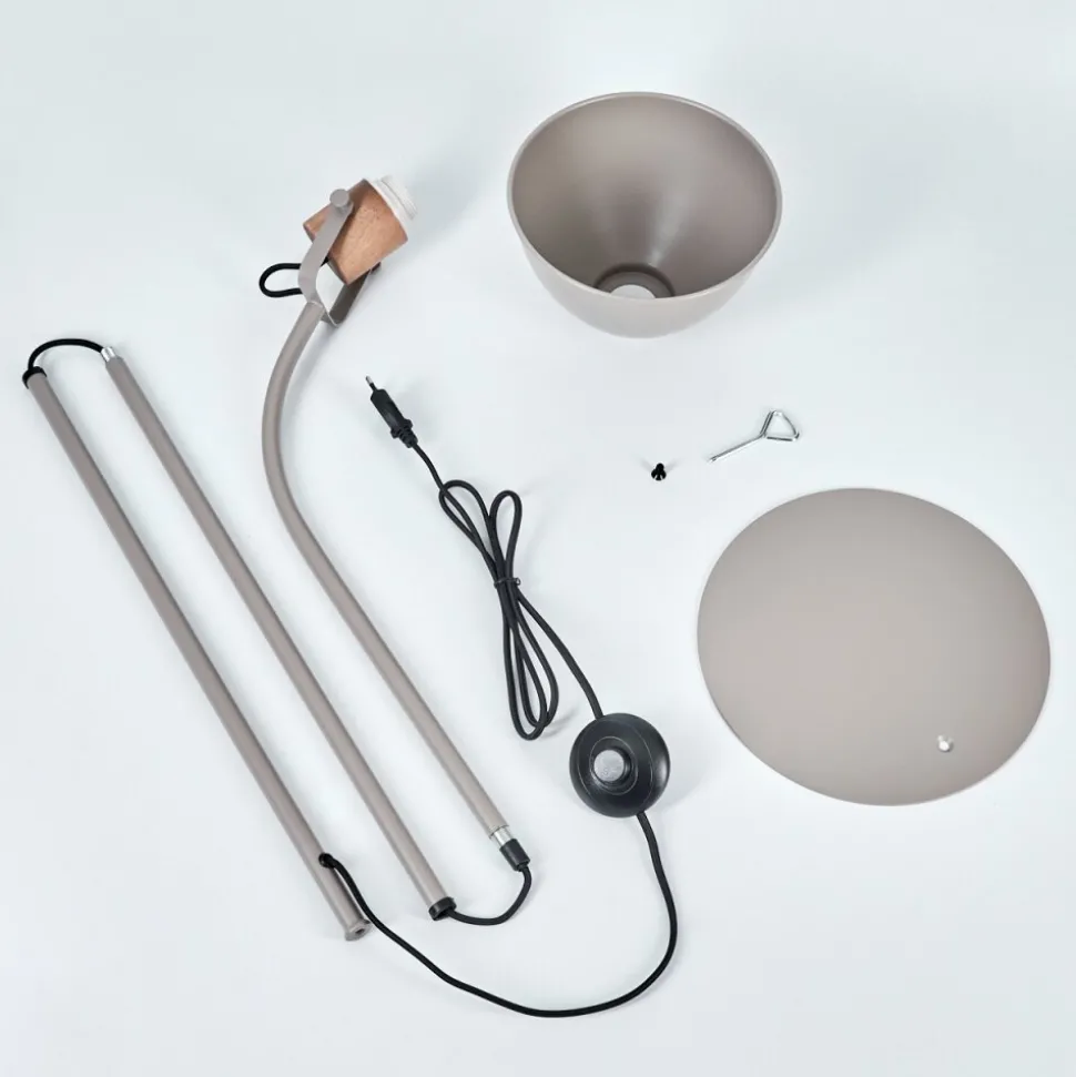 Lampadaire Chipou Gris, 1 Lumiere