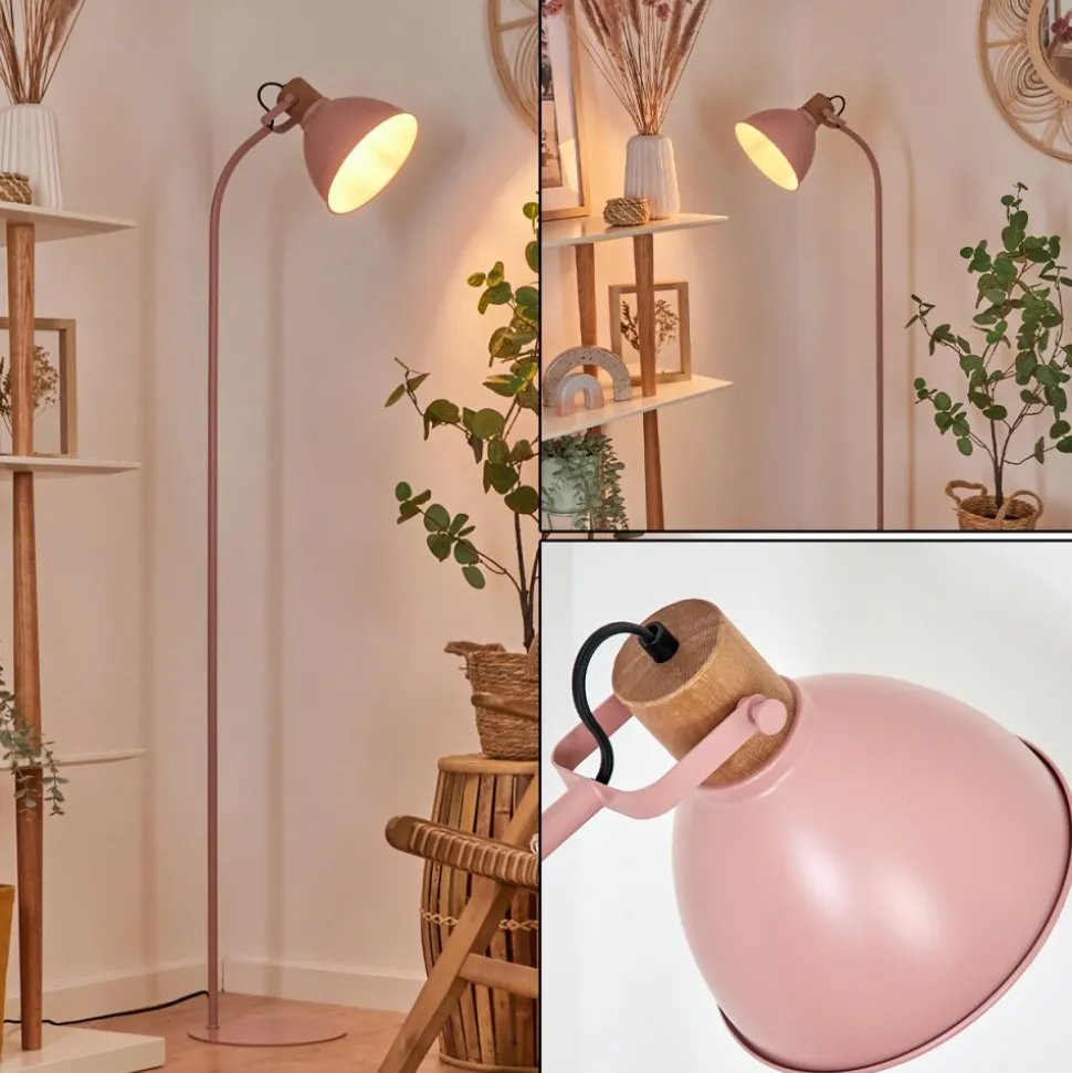 Lampadaire Chipou Rose, 1 Lumiere