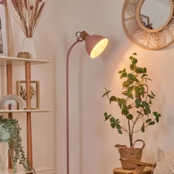 Lampadaire Chipou Rose, 1 Lumiere