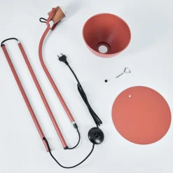 Lampadaire Chipou Rouille, 1 Lumiere