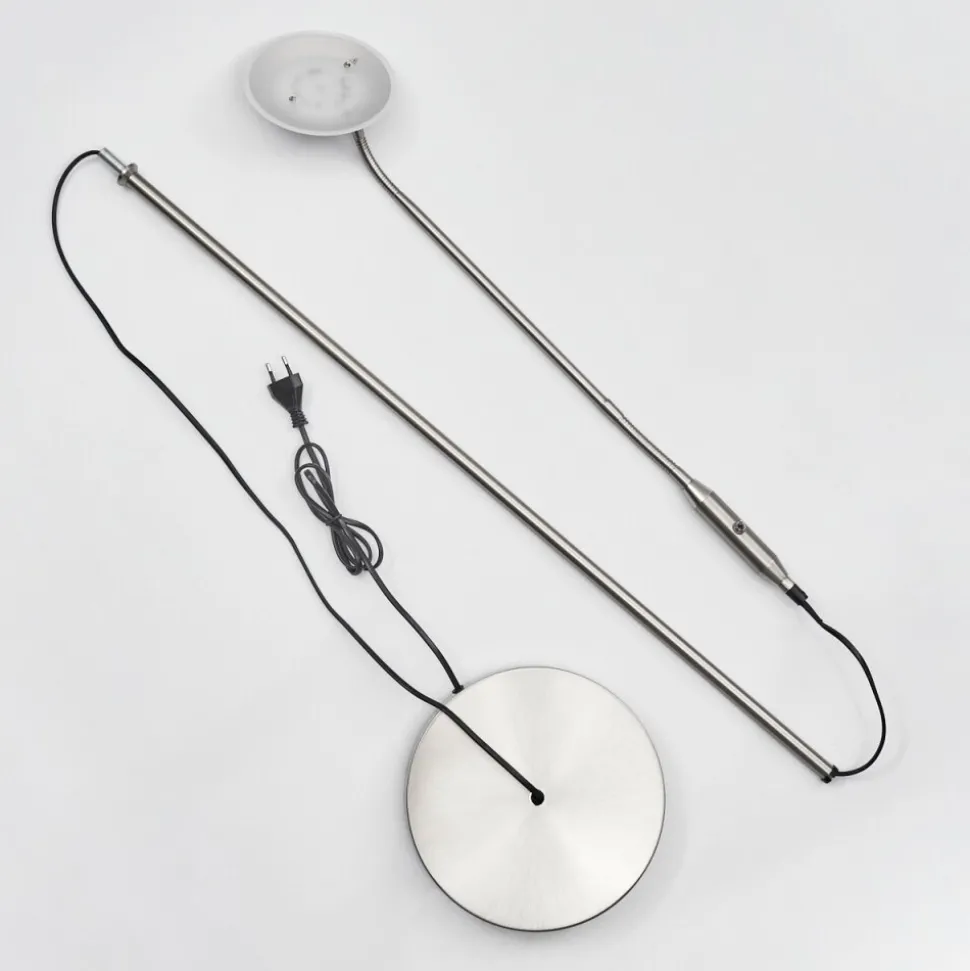 Lampadaire Chirep Led Nickel Mat, 1 Lumiere