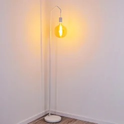 Lampadaire Cuyama Blanc, 1 Lumiere