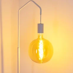 Lampadaire Cuyama Blanc, 1 Lumiere