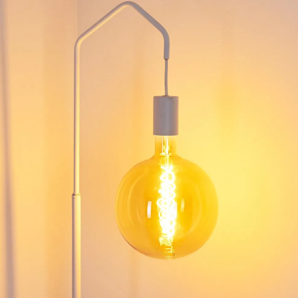 Lampadaire Cuyama Blanc, 1 Lumiere
