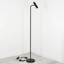 Lampadaire Dalheim Led Noir, 1 Lumiere