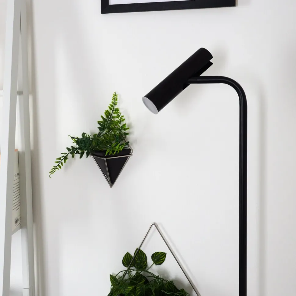 Lampadaire Dalheim Led Noir, 1 Lumiere