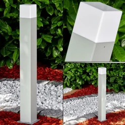 Lampadaire D'Exterieur Algier Led Gris, 1 Lumiere