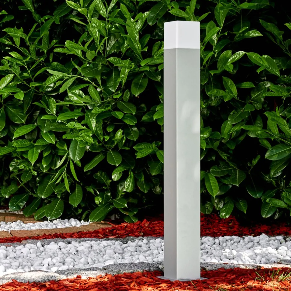 Lampadaire D'Exterieur Algier Led Gris, 1 Lumiere