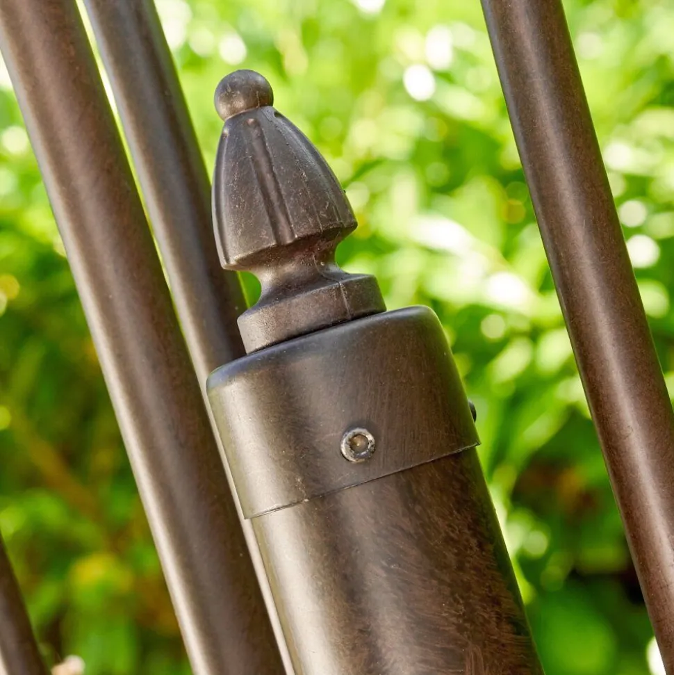 Lampadaire D'Exterieur Lohja Rouille, 3 Lumieres