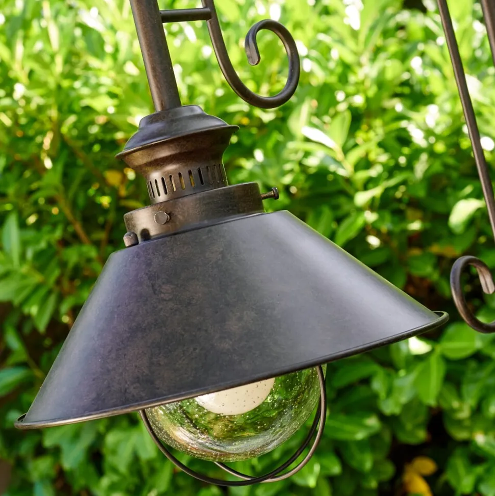 Lampadaire D'Exterieur Lohja Rouille, 2 Lumieres