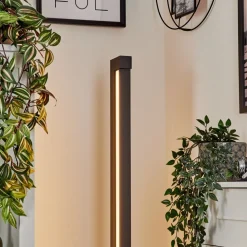 Lampadaire Dubuisson Led Anthracite, 1 Lumiere, Telecommandes