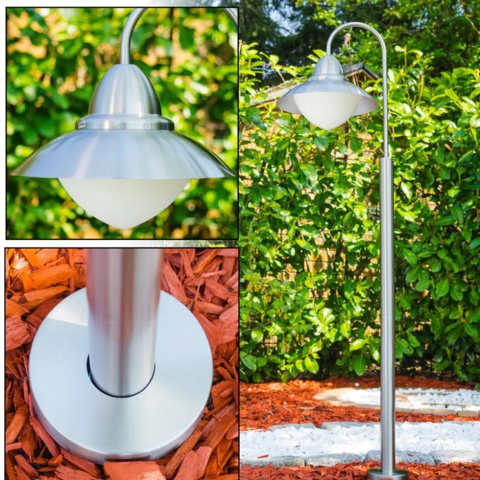 Lampadaire Exterieur Eglo Sydney Acier Inoxydable, 1 Lumiere