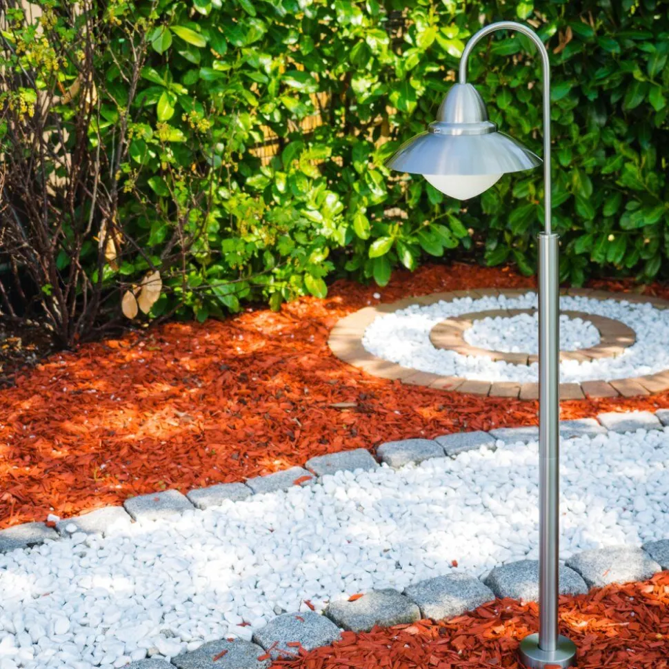 Lampadaire Exterieur Eglo Sydney Acier Inoxydable, 1 Lumiere