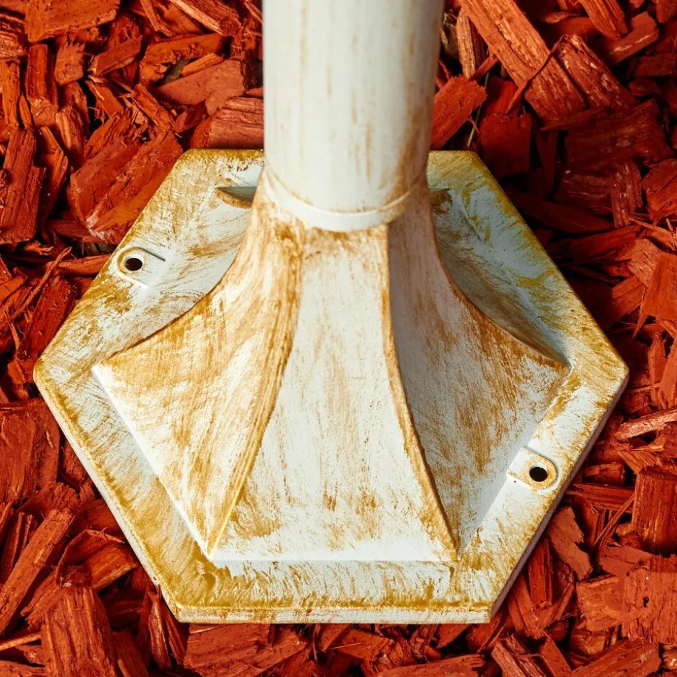 Lampadaire Exterieur Lentua Or, 1 Lumiere