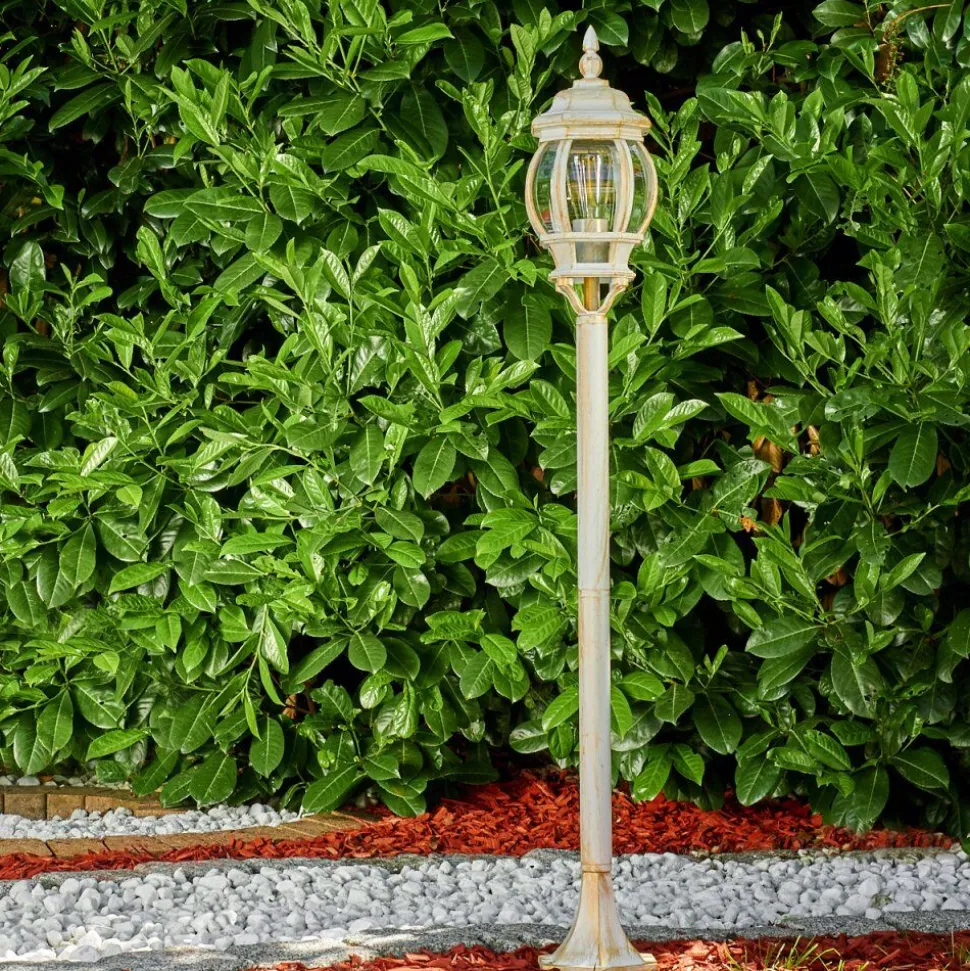 Lampadaire Exterieur Lentua Or, 1 Lumiere