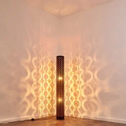 Lampadaire Faborg Noir, 2 Lumieres