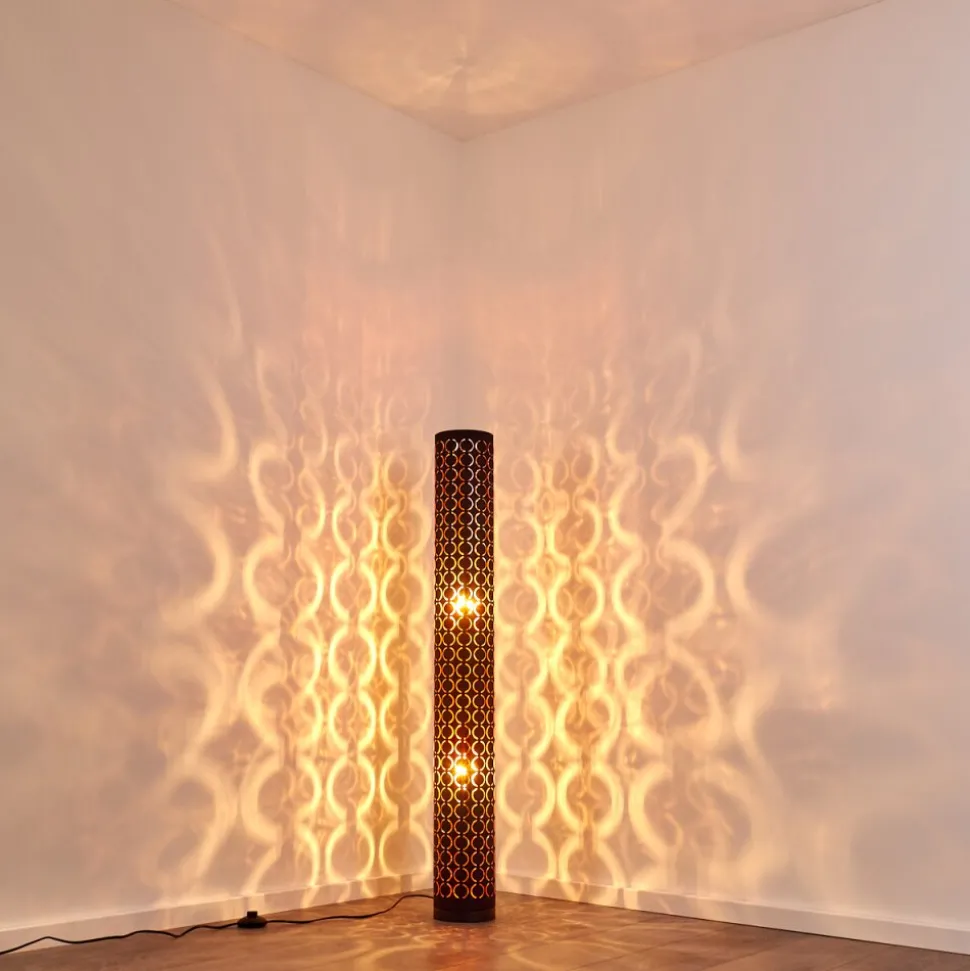 Lampadaire Faborg Noir, 2 Lumieres