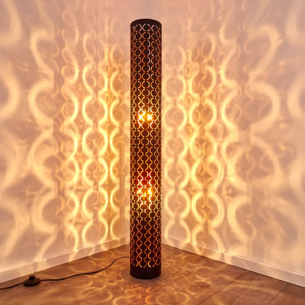 Lampadaire Faborg Noir, 2 Lumieres