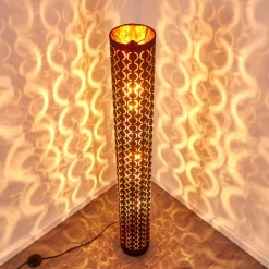 Lampadaire Faborg Noir, 2 Lumieres