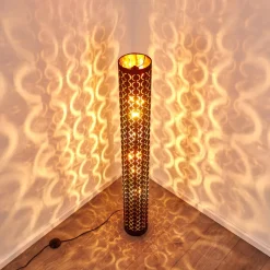 Lampadaire Faborg Noir, 2 Lumieres