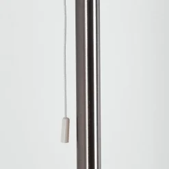 Lampadaire Gunstock Nickel Mat, 2 Lumieres