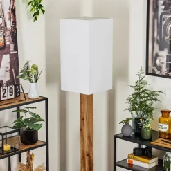 Lampadaire Ham Ecru, Noir, 1 Lumiere