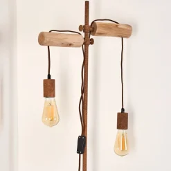 Lampadaire Honsnap Brun, 2 Lumieres
