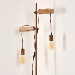 Lampadaire Honsnap Brun, 2 Lumieres