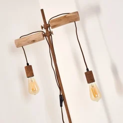 Lampadaire Honsnap Brun, 2 Lumieres