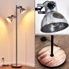 Lampadaire Hora Noir, 2 Lumieres